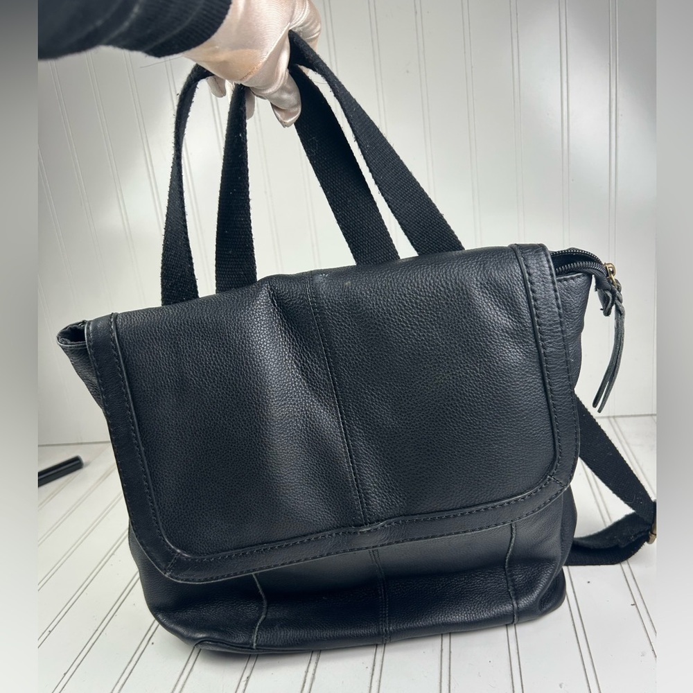 The Sak Leather Backpack Womenโs Vintage Y2K Slouchy Boho Shoulder Bag - Picture 3 of 13